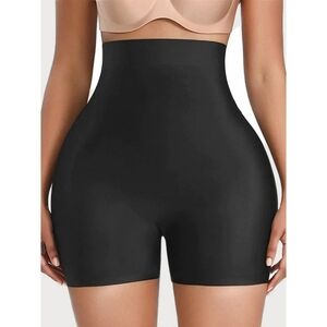 HEY SHAPE // black bbl waist snatching shapewear shorts